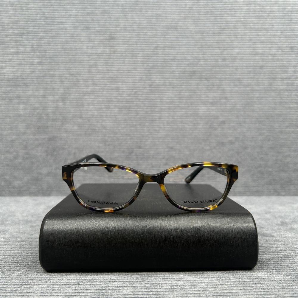 Banana Republic Lara 0SD1 Tortoise Shell Y2k Eyeglasses Frames 49-18-135 Cat Eye